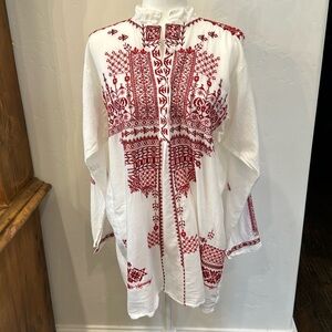 Johnny Was (Biya) embroidered top
